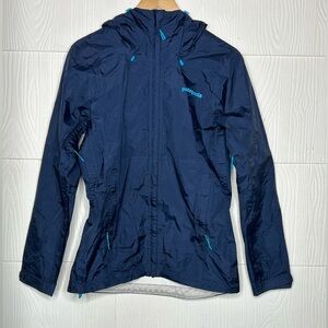 Patagonia Women Navy Jacket Torrentshell H2NO Size Xs.